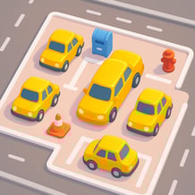 Cars in the parking lot