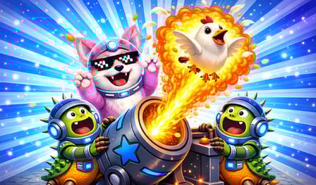 Chicken Chaos: Lunfica Funny Adventure