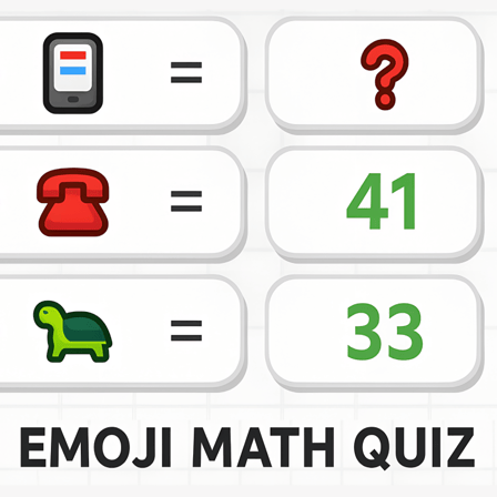 Emoji Math Quiz thumbnail