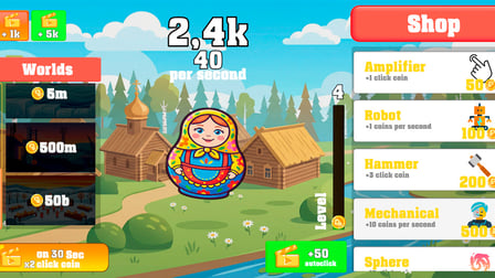 Russian clicker - Screenshot 2