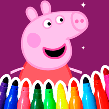 Kolorowanka Dla Dzieci: Świnka Peppa