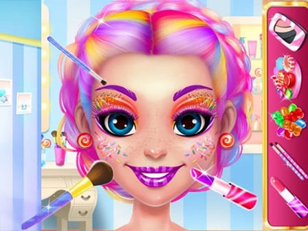 Candy Makeup Fashion Girl