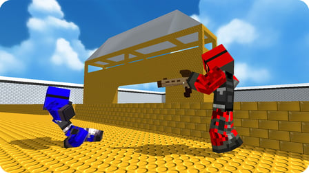 Blocky Gun Paintball