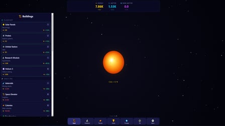 Cosmos Tycoon - Screenshot 1