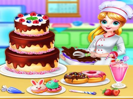 Sweet Bakery Chef Mania- Cake Games For Girls