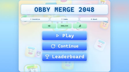 Obby Merge 2048 - Screenshot 1
