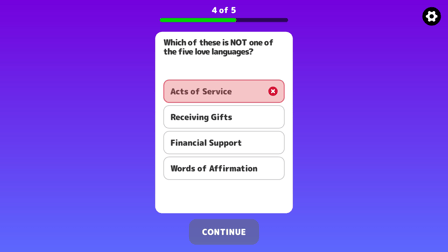 Love Language Test - Screenshot 4