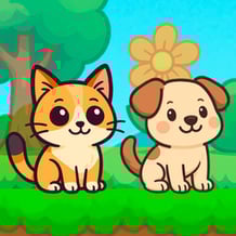Cane e gatto Dolce