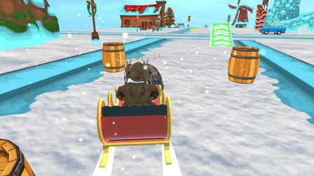 Santa Gift Delivery Christmas Game - Screenshot 1