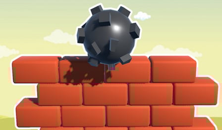 Who will destroy the wall faster?