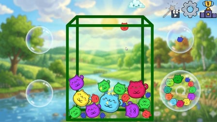 Relaxing Cute Cats: Merge - Screenshot 1