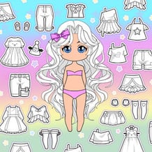 Chibi Dress Up & Coloring