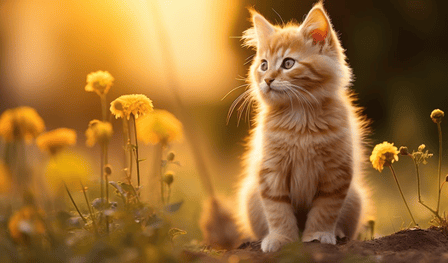 Puzzle a testa in giù simpatici gattini
