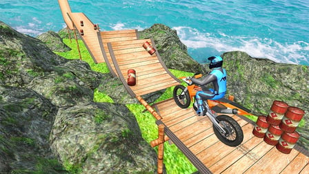 3D Crazy Imposible Tricky BMM Bike Racing Stunt