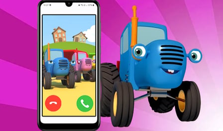 Call the Blue Tractor right now: clicker