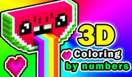3D Сoloring by numbers