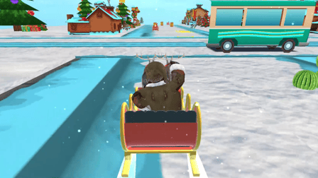 Santa Holiday Adventure Game - Screenshot 1