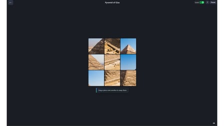 Puzzle: Seven wonders of the world - Screenshot 1