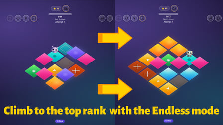 Puzzle: Floating Tiles! - Screenshot 2