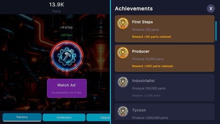 Kidult Collector: Idle Clicker - Screenshot 3