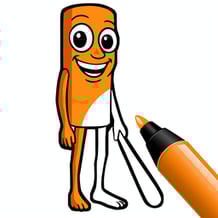 Coloring book: Cartoon Attack