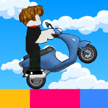 Obby, but you're on a motorcycle