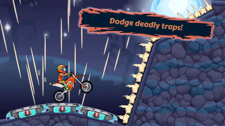 Moto X3M Spooky Land - Screenshot 3