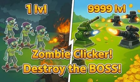 Zombie Clicker! Destroy the BOSS!