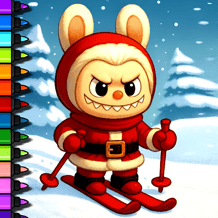 Easy Coloring Labubu Time