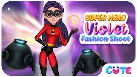 Superhero Violet Fashion Shoot