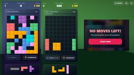 Neon Block Puzzle - Screenshot 2