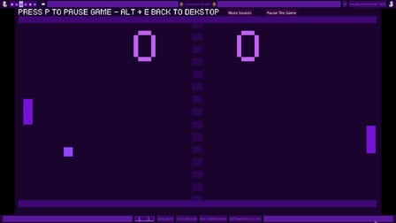 it's just classic pong - Screenshot 2