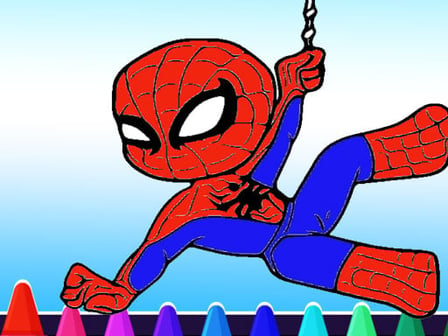 Spiderman Coloring Game