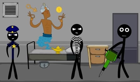 Stick Double Prison Break