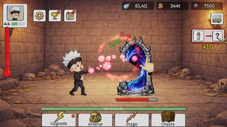 Fiery Clicker: Smash It All! - Screenshot 1