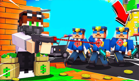 Blocco 3D rapina Shooter!