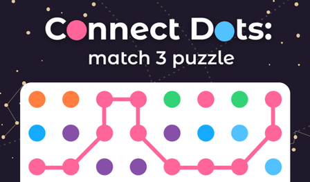 Połącz kropki: Dopasuj 3 puzzle