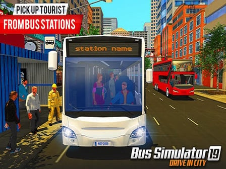 US City Pick Passenger Bus Game