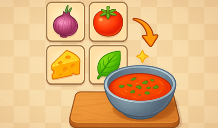Merge the food in the kitchen