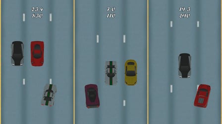 Racing traffic: Oncoming - Screenshot 1
