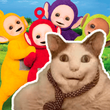 Boo! Scared? Teletubbies.