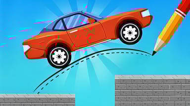 Draw One Line Bridge Puzzle