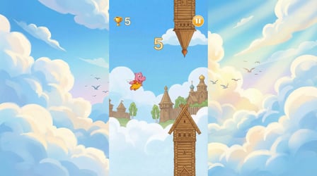Flappy Hippo: Ancient world - Screenshot 4