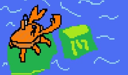 Underwater Crab Parkour