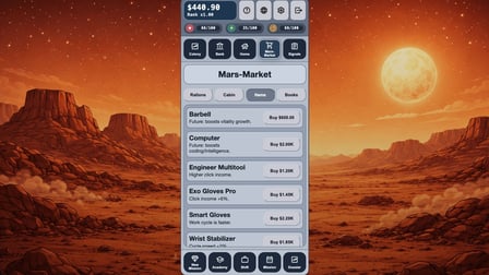 Tycoon Survive on Mars: Build an Empire - Screenshot 3