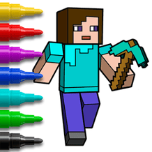 Noob Coloring Pages For Boys