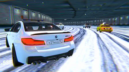 BMW M5 CS Winter Drift - Screenshot 4