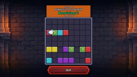 Block Battle. Fight Monsters in the Dungeon! - Screenshot 2