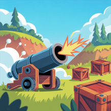 Cannon Shooting 3D: Knock Down The Boxes