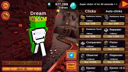 ClickerCraft: From Noob to Top - Screenshot 7